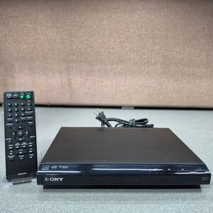 Sony DVD Player DVP-SR210P Black Excellent CD Player with Remote
